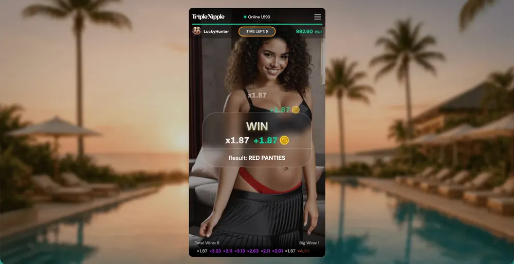 Triple Nipple en format vertical sur mobile