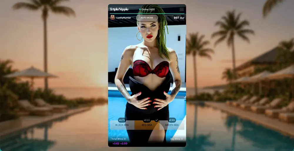 Interface de Triple Nipple avec le mode High Risk